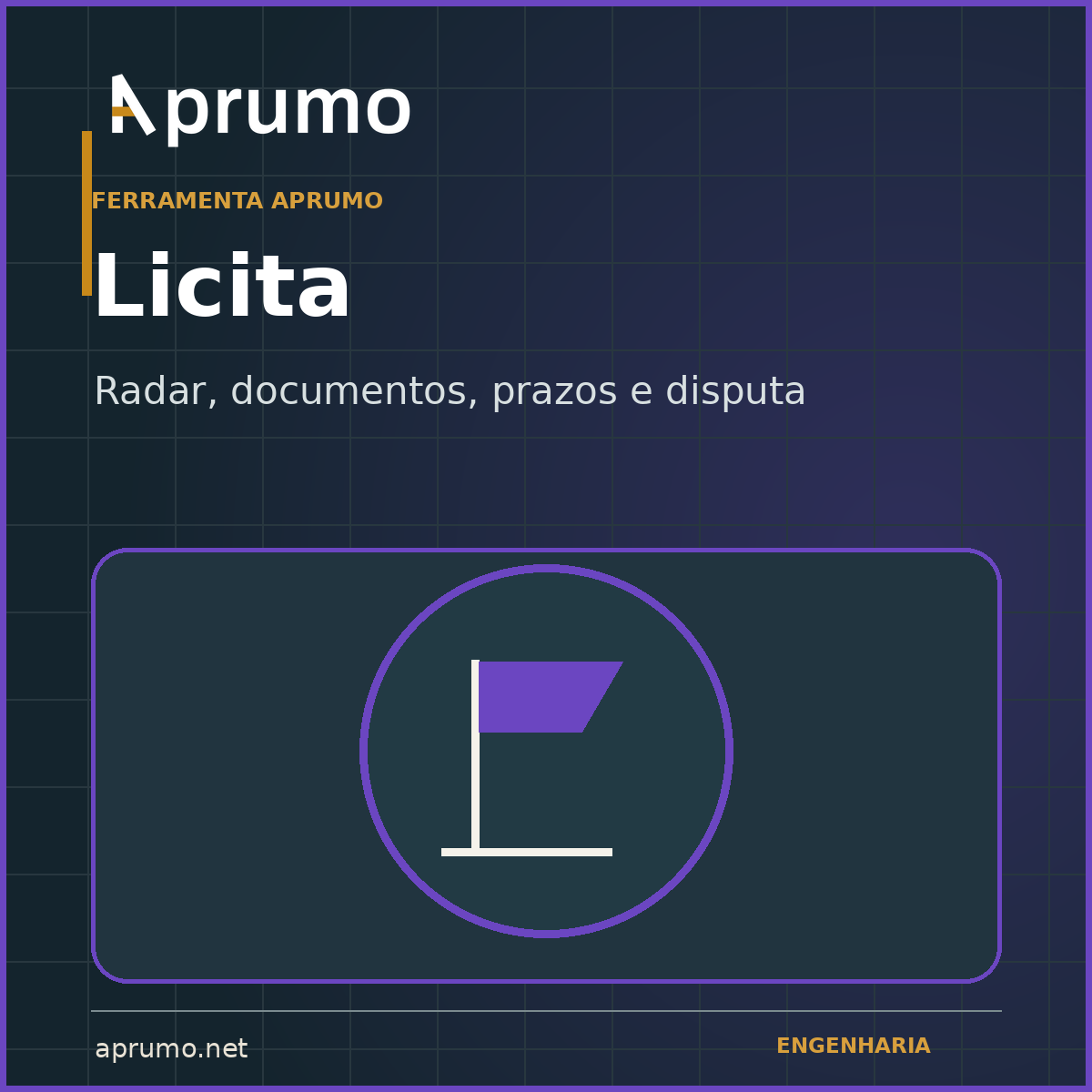 Capa do Aprumo Licita