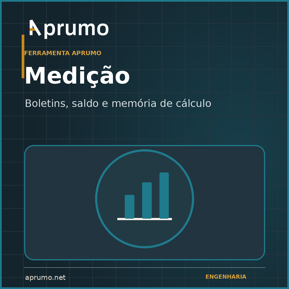 Capa do Aprumo Medição