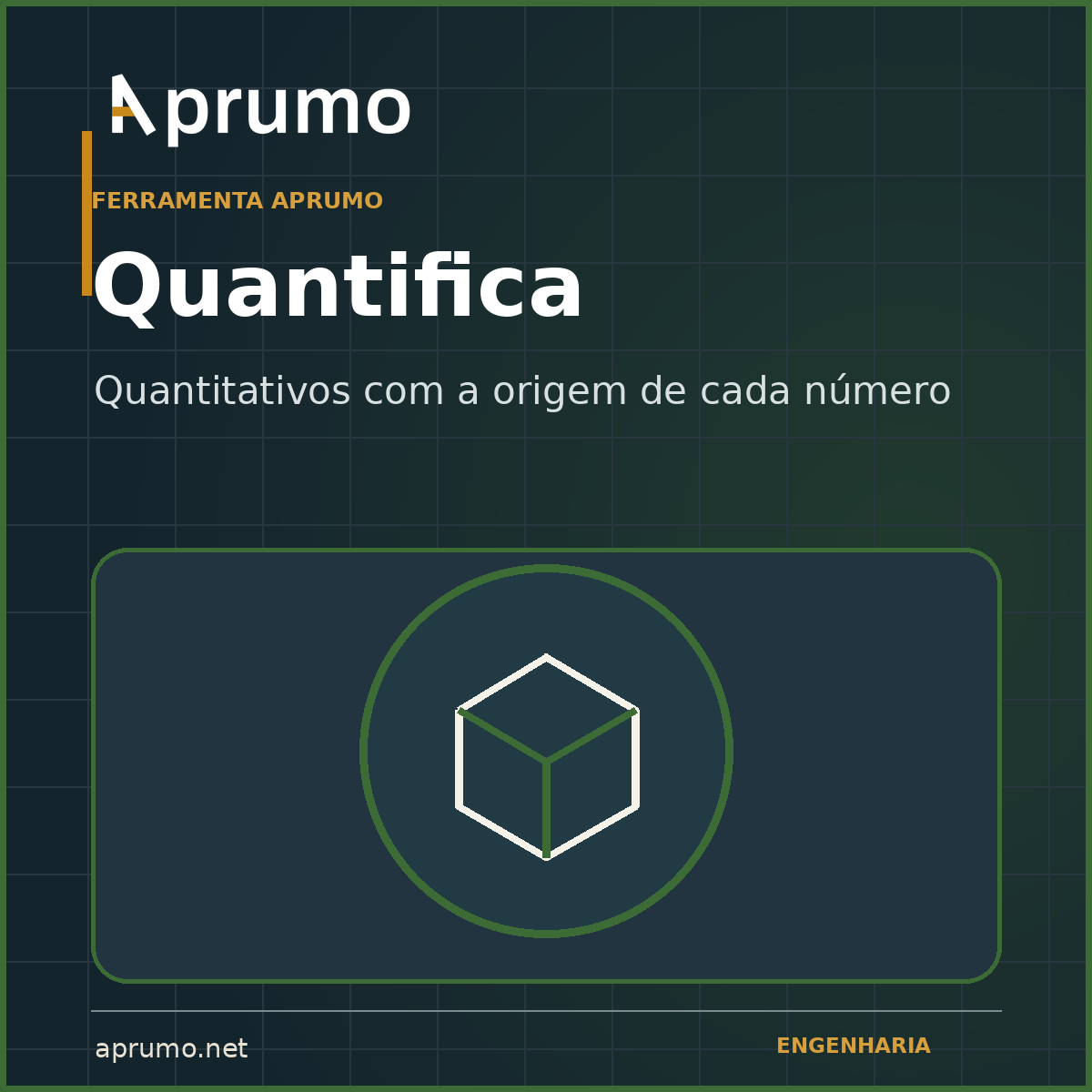 Capa do Aprumo Quantifica